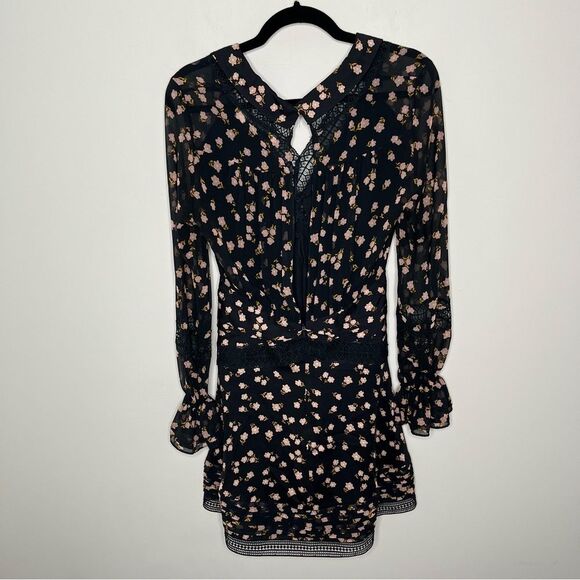 Self-Portrait Twist Front Ditsy Dress 6 - Picture 5 of 8